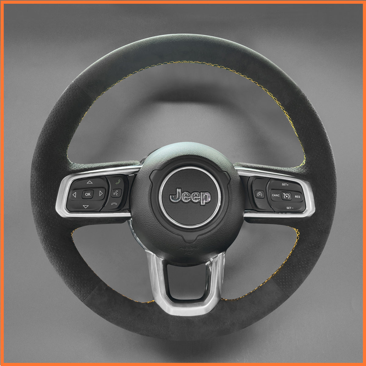 MEWANT Lenkradbezug für Jeep Wrangler JL Gladiator JT 2020-2023