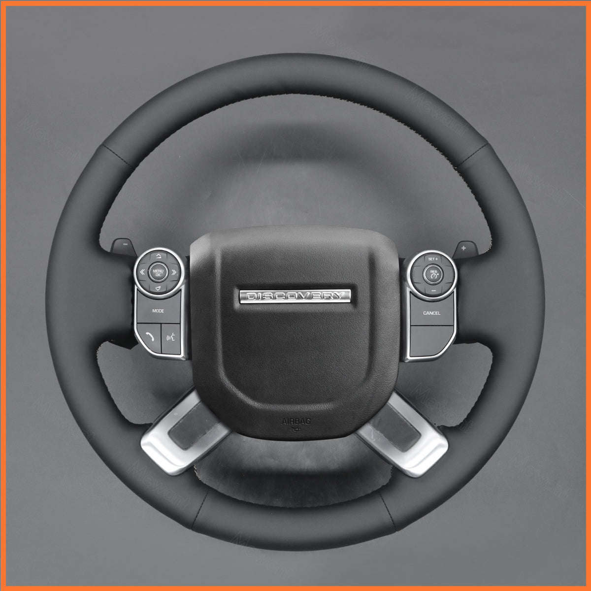 MEWANT Steering Wheel Cover for Land Rover Discovery (Discovery 5) III(L462) 2017-2021 / Range Rover IV(L405) 2012-2022