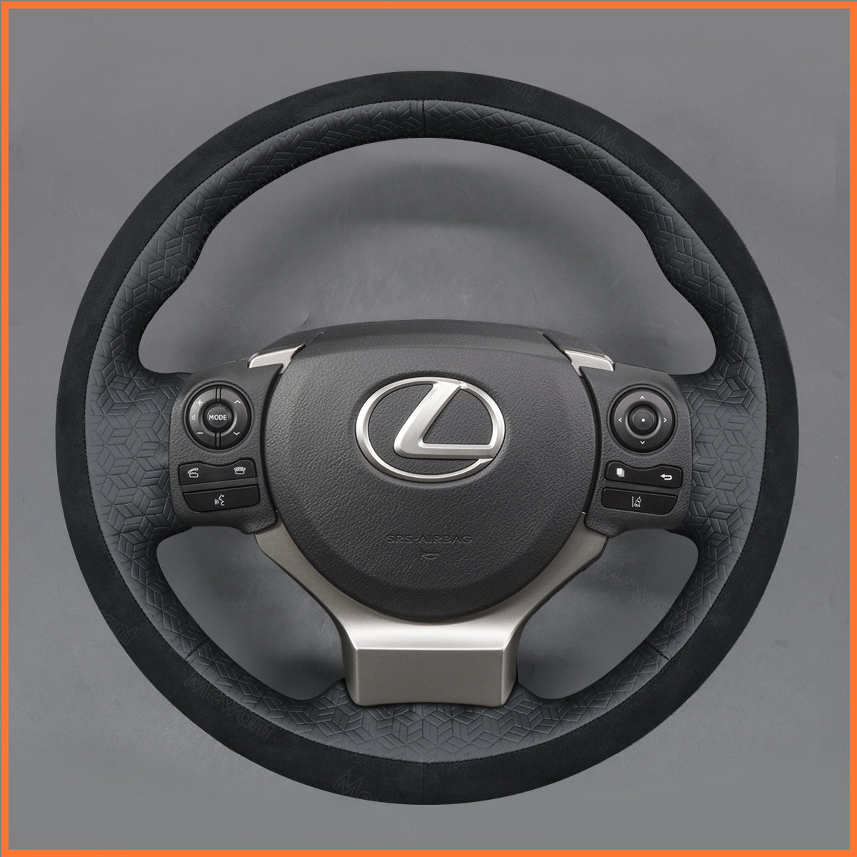 MEWANT Steering Wheel Cover for Lexus IS200t 2016 2017 IS250 2014 2015 IS300 IS350 IS F-Sport Lexus RC 300