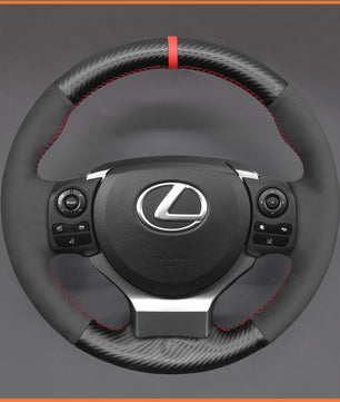 MEWANT Steering Wheel Cover for Lexus IS200t 2016 2017 IS250 2014 2015 IS300 IS350 IS F-Sport Lexus RC 300