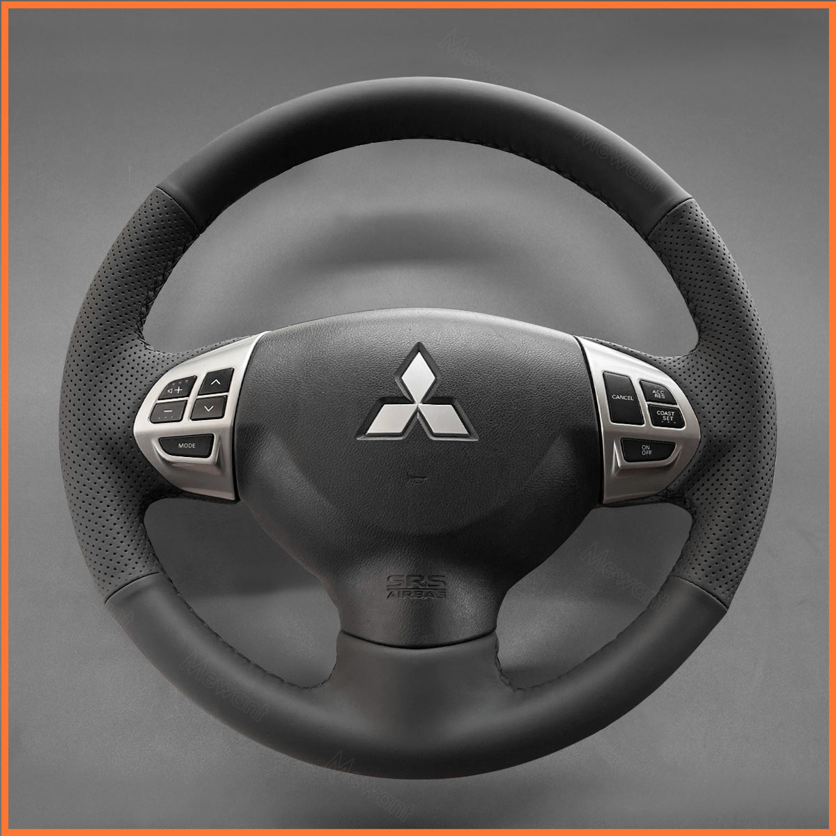 MEWANT Lenkradbezug für Mitsubishi ASX  / Colt  / i-MiEV / L200  / Lancer 9 IX 2008-2017 / Outlander 2007-2013