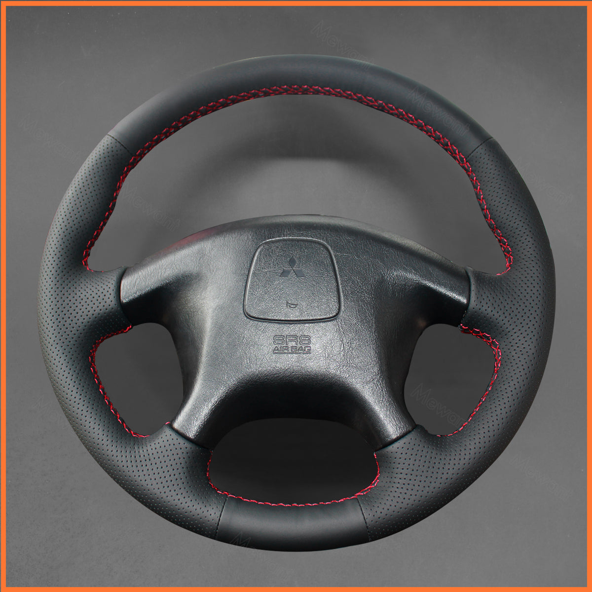 MEWANT Lenkradbezug für Mitsubishi L200 / Pajero (Montero)  / Pajero (Montero) Pinin / Space Gear 1998-2001