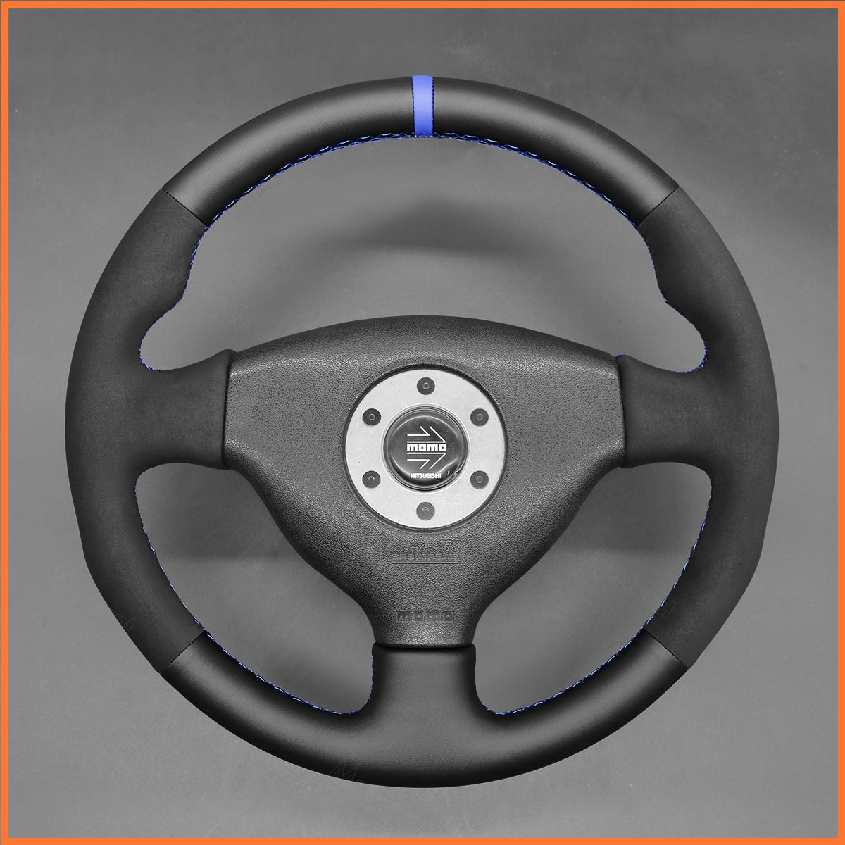 MEWANT Lenkradbezug für Mitsubishi Lancer Evolution 5 V 1998 / Lancer Evolution 6 VI 1999-2000