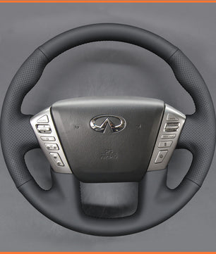 MEWANT Steering Wheel Cover for Nissan Armada 2016-2021 Infiniti QX56 2012-2013