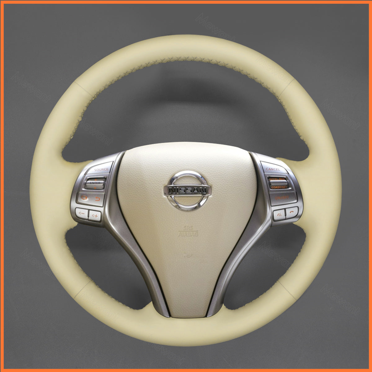 MEWANT Lenkradbezug für Nissan Qashqai X-Trail Teana Altima Sentra Tiida Pulsar 2014-2019