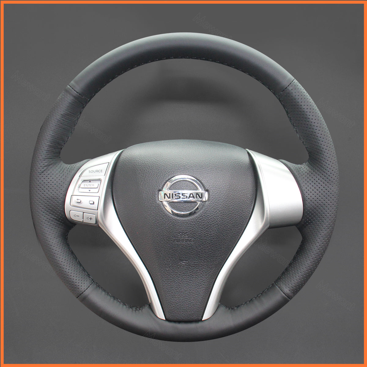 MEWANT Lenkradbezug für Nissan Qashqai X-Trail Teana Altima Sentra Tiida Pulsar 2014-2019