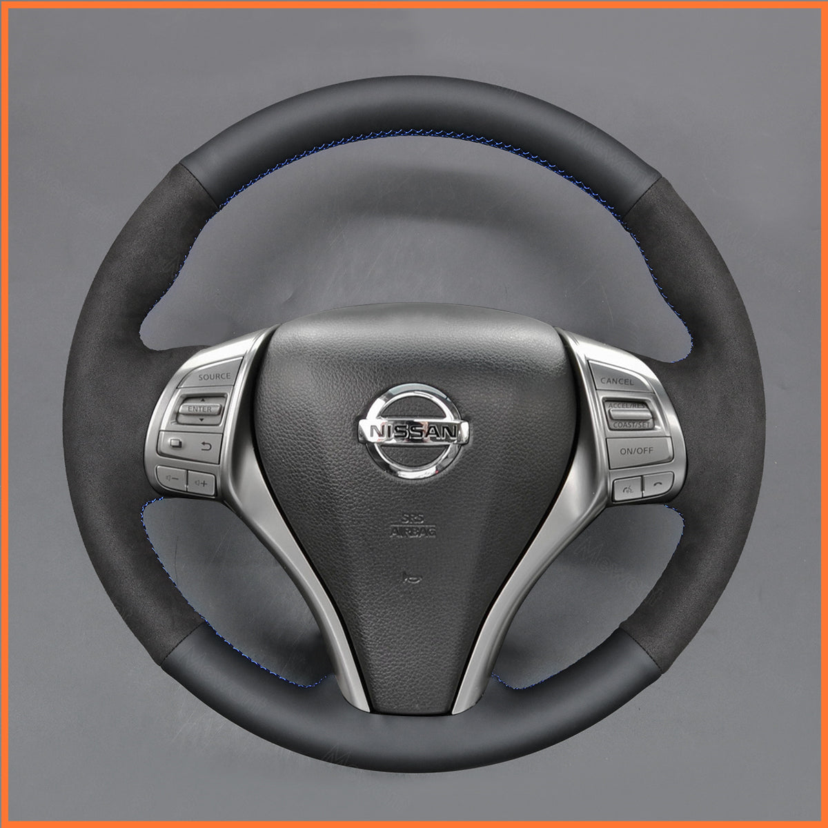 MEWANT Lenkradbezug für Nissan Qashqai X-Trail Teana Altima Sentra Tiida Pulsar 2014-2019