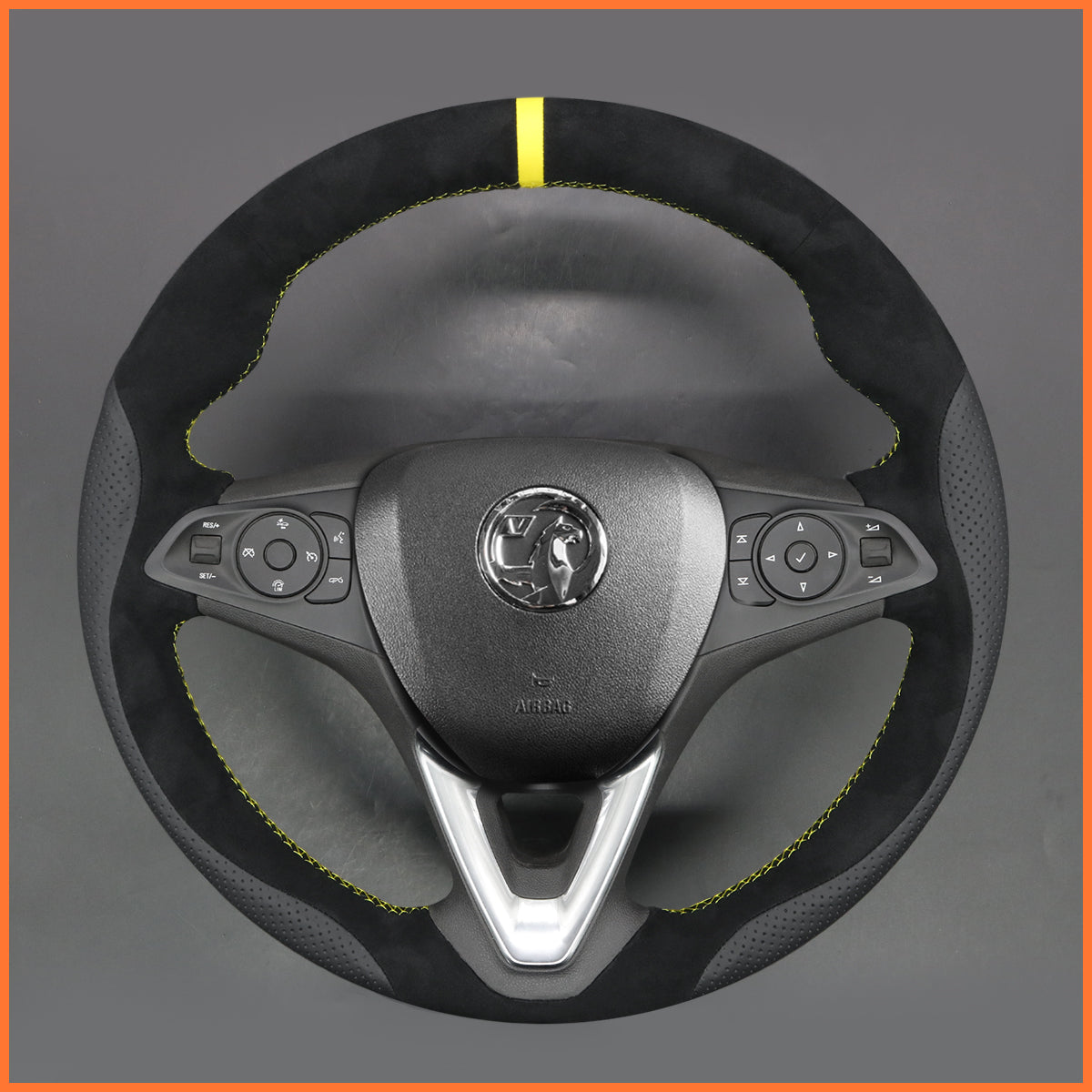 MEWANT Lenkradbezug für Opel Astra K / Corsa E / Crossland X / Grandland X / Insignia CT B / Karl / Zafira C per Hand Nähen - Mewant.de