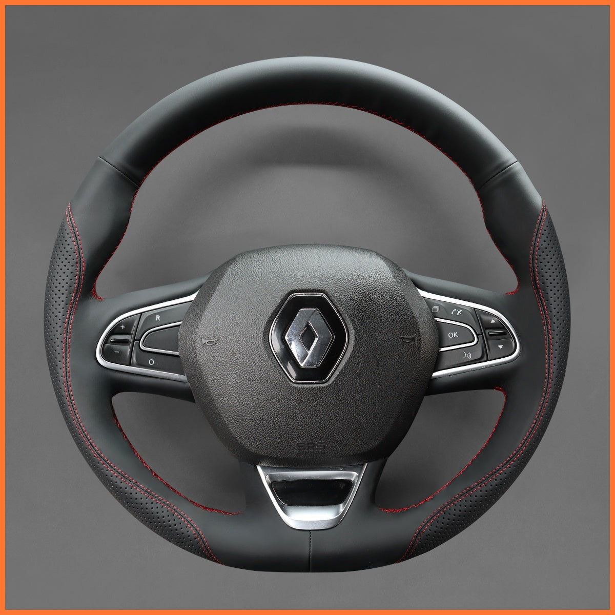 MEWANT Lenkradbezug für Renault Megane 4 / Scenic 4 / Kadjar / Koleos / Talisman / Espace / Renault Samsung QM6 / SM6