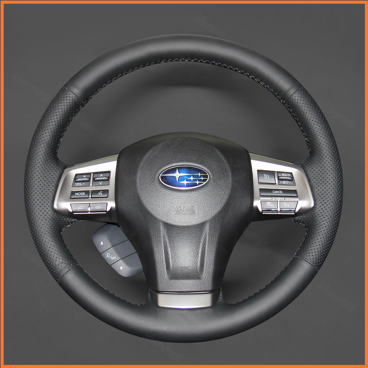 MEWANT Steering Wheel Cover for Subaru Forester Legacy Outback XV (Crosstrek) Impreza