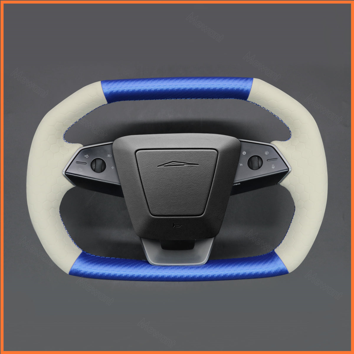 MEWANT Lenkradbezug für Tesla Cybertruck 2023-2025