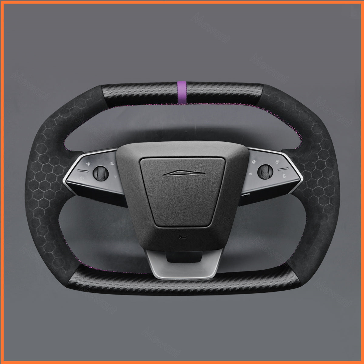 MEWANT Lenkradbezug für Tesla Cybertruck 2023-2025