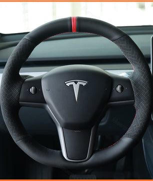 MEWANT Lenkradbezug für Tesla Model 3 2019-2023 / Model Y 2021-2023