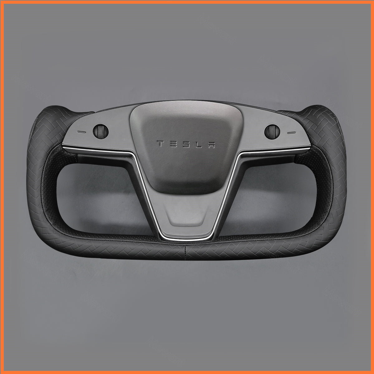 MEWANT Steering Wheel Cover for Tesla Model S 2022-2023 / Model X 2022-2023