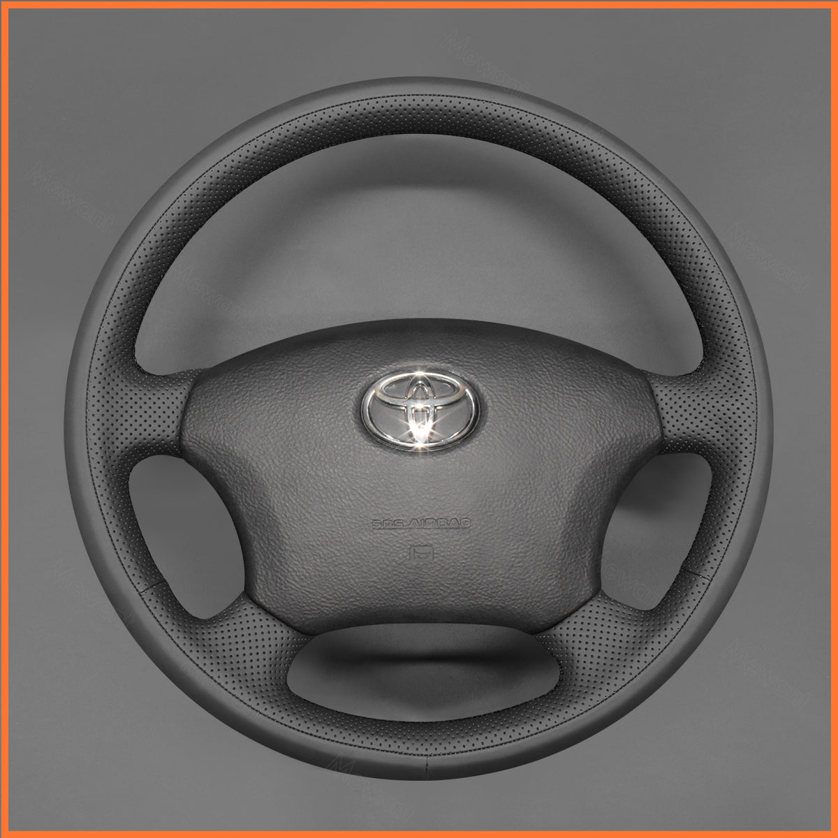 MEWANT Steering Wheel Cover for Toyota Camry Highlander Land Cruiser Fortuner Tacoma Tundra 2002-2007
