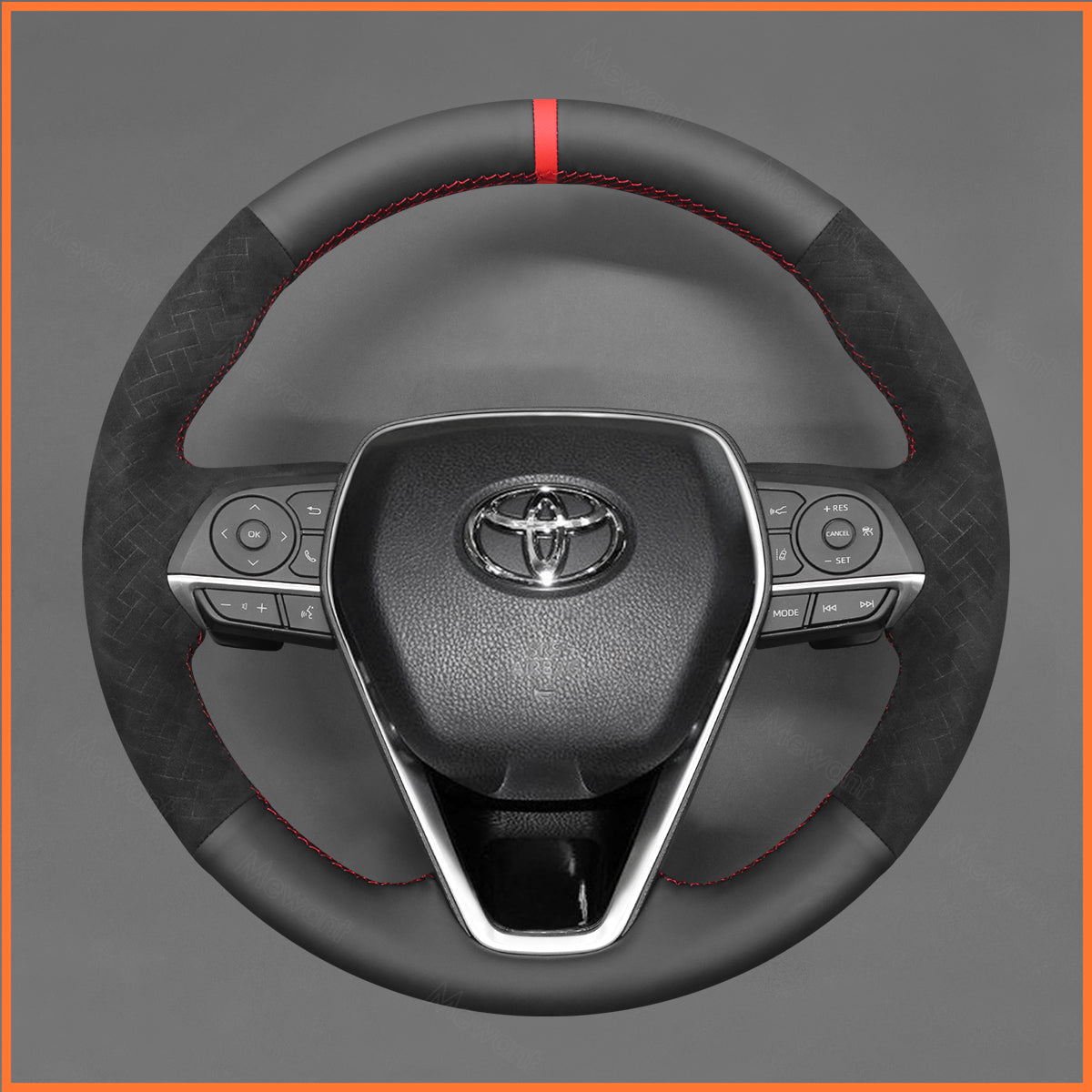 MEWANT Steering Wheel Cover for Toyota Corolla XII (E210) / Corolla Cross / Camry / RAV4