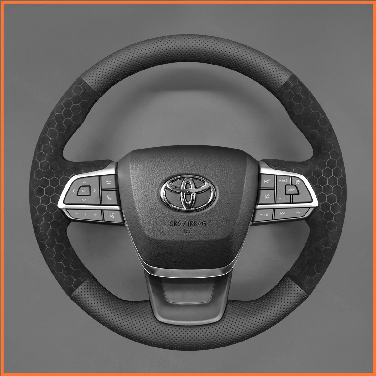 MEWANT Steering Wheel Cover for Toyota Highlander 2020-2024 / Sienna 2021-2025