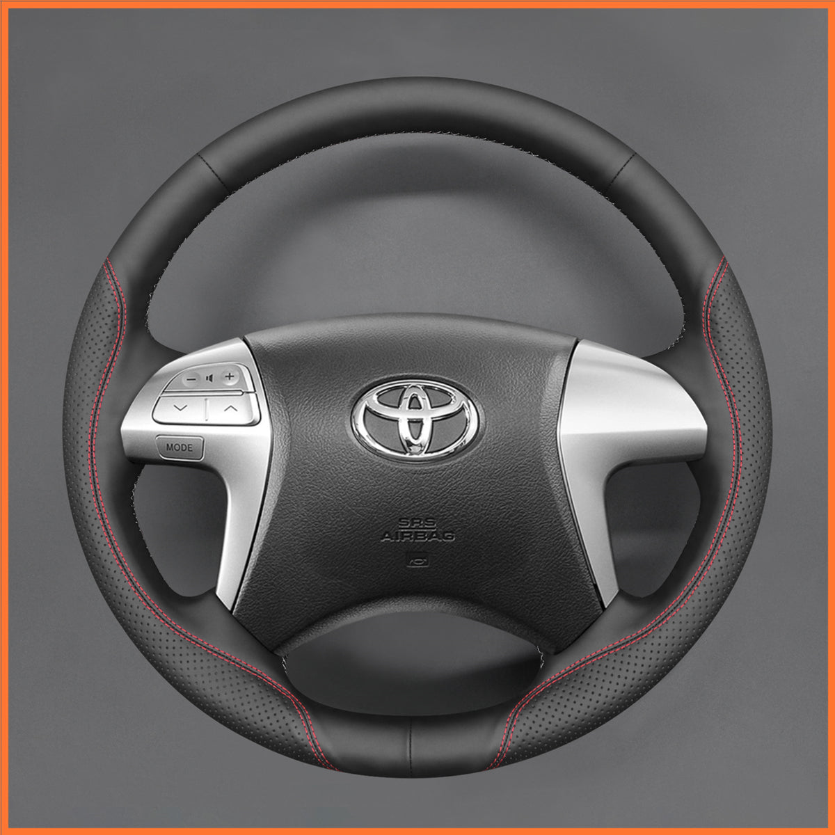 MEWANT Steering Wheel Cover for Toyota Highlander Camry Isis Mark X Zio Premio Noah VoxyPrevia Estima 2006-2015