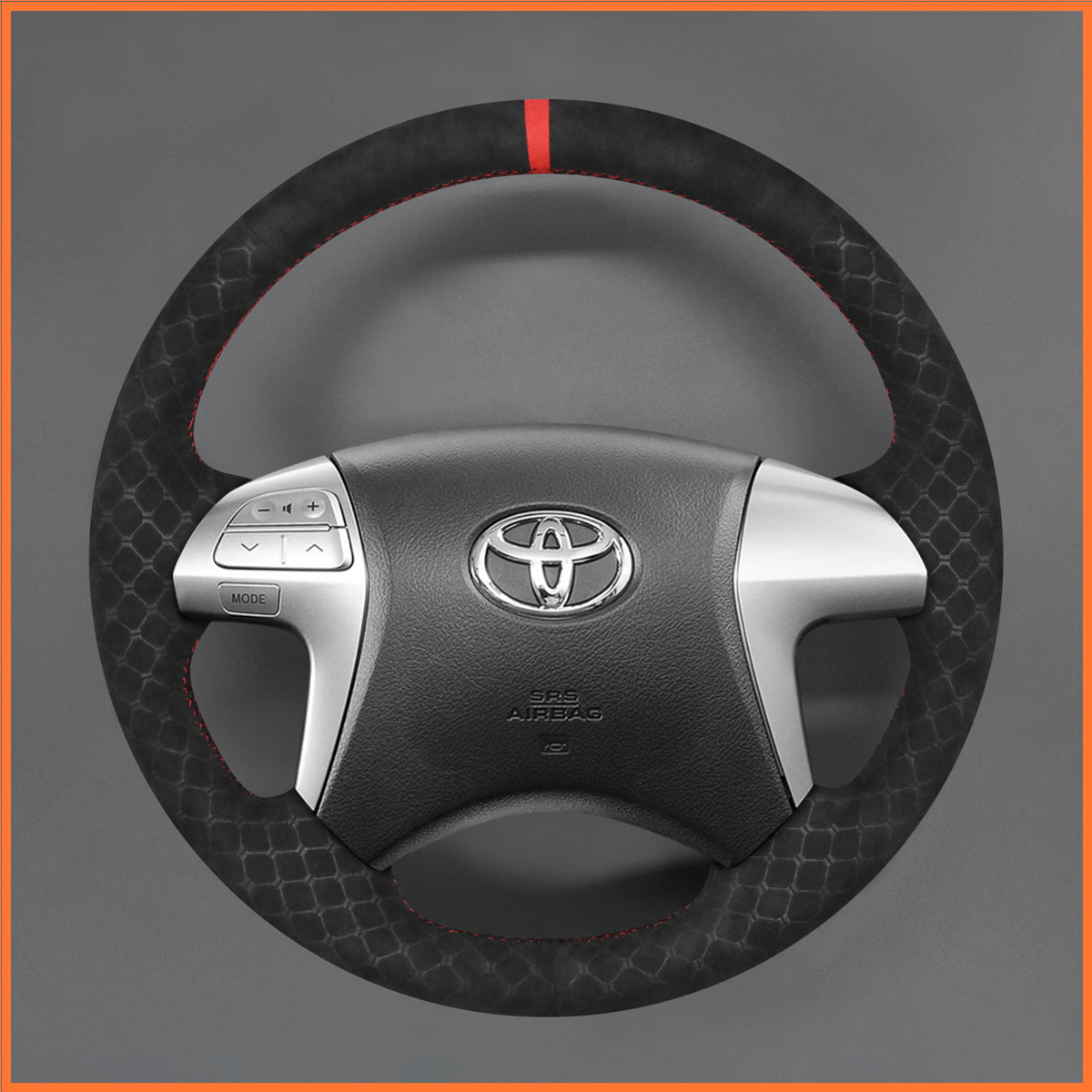 MEWANT Steering Wheel Cover for Toyota Highlander Camry Isis Mark X Zio Premio Noah VoxyPrevia Estima 2006-2015