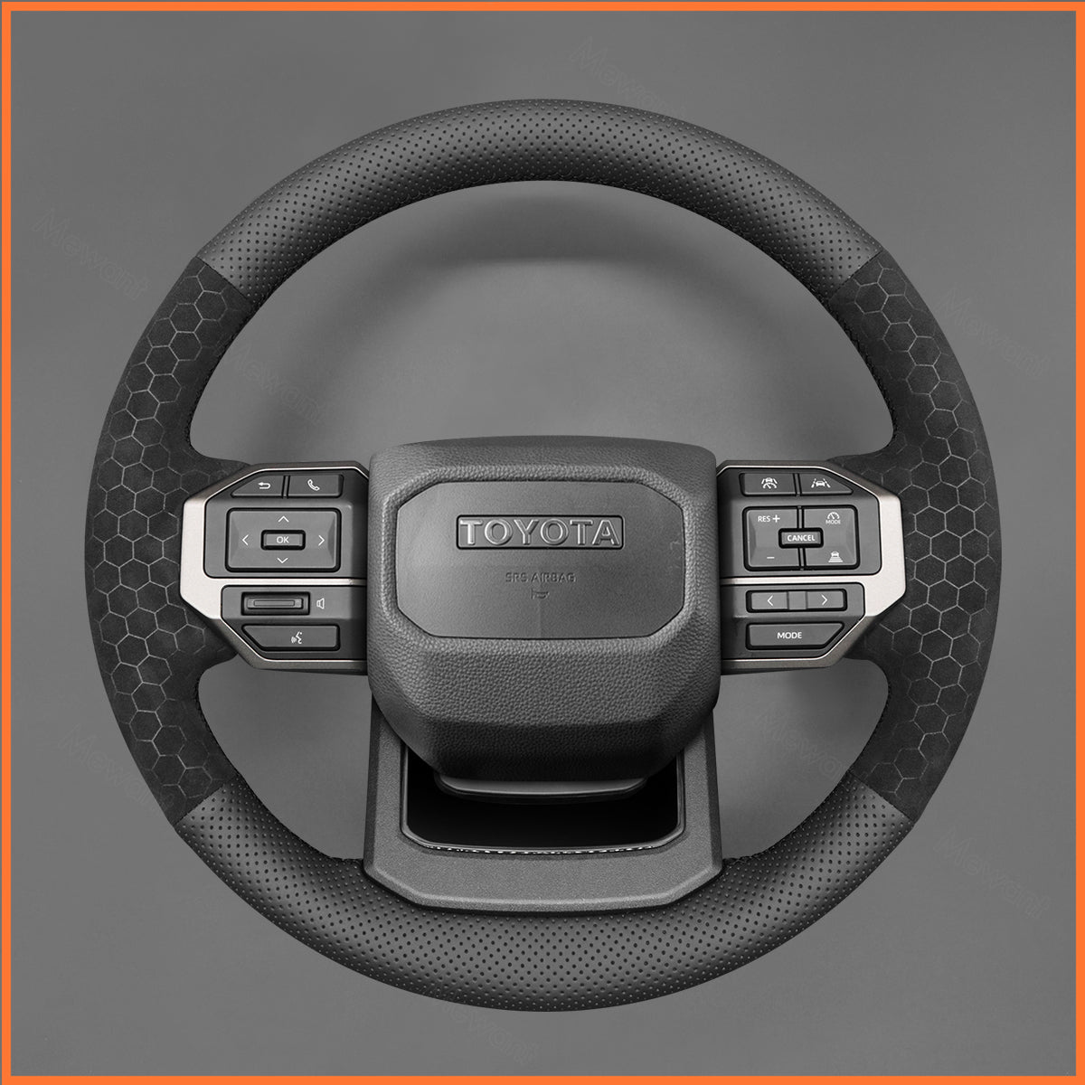 MEWANT Steering Wheel Cover for Toyota Land Cruiser 2024-2025