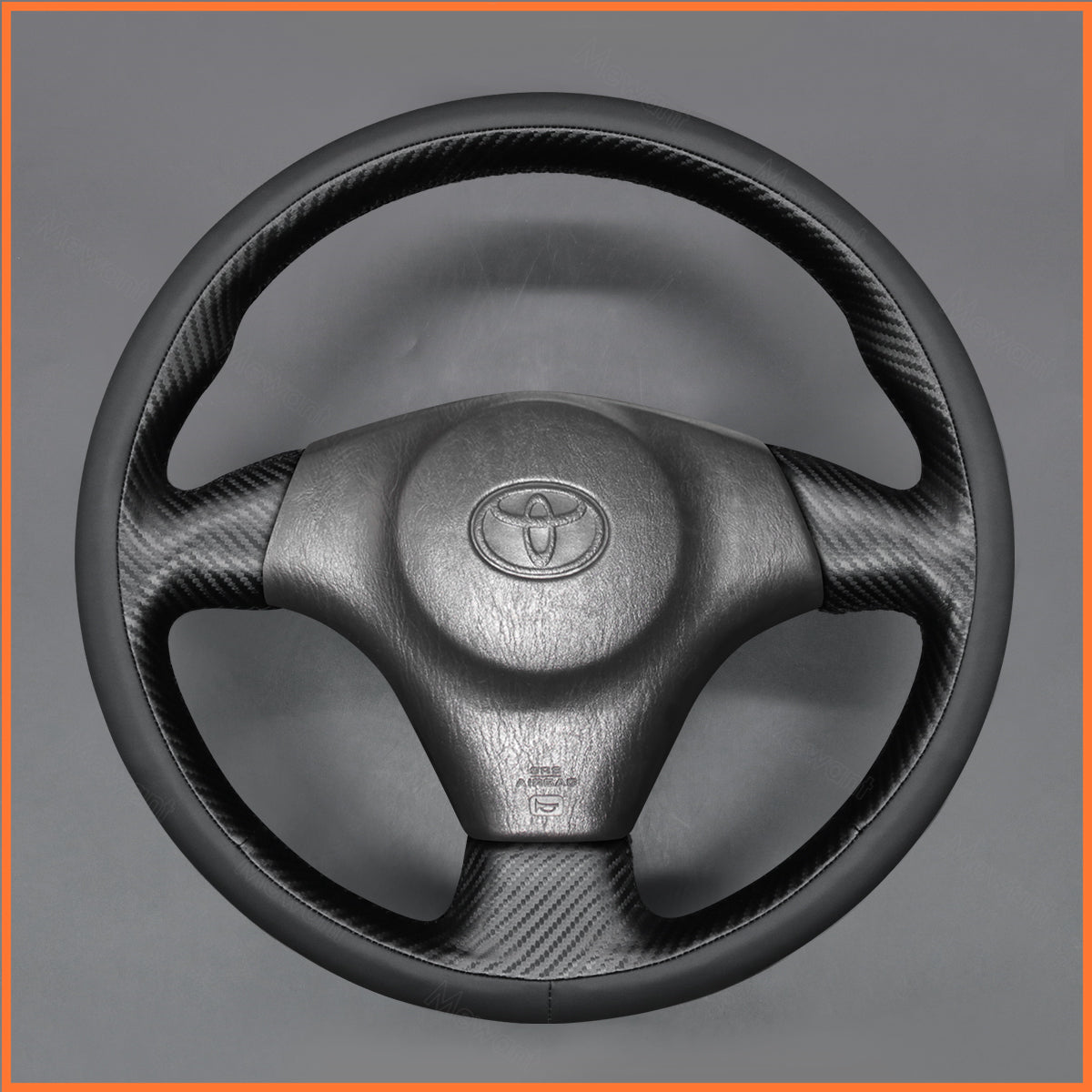 MEWANT Steering Wheel Cover for Toyota RAV4 / Celica / Matrix / MR2 / Supra / Voltz 2002-2004 / Caldina 1997-2002 / MR-S 1999-2007 / Corolla (US) 2003-2008
