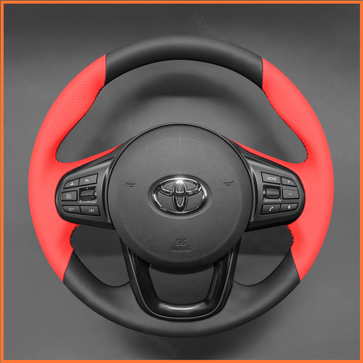 MEWANT Steering Wheel Cover for Toyota Supra 2019-2024