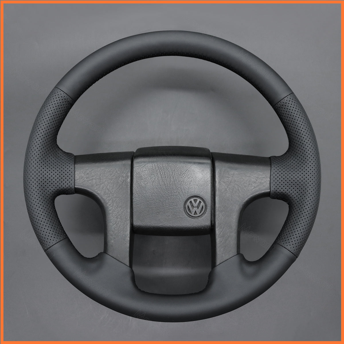 MEWANT Steering Wheel Cover for VW MK2 GOLF II 2 GTI 1984-1999 Corrado 1989-1992