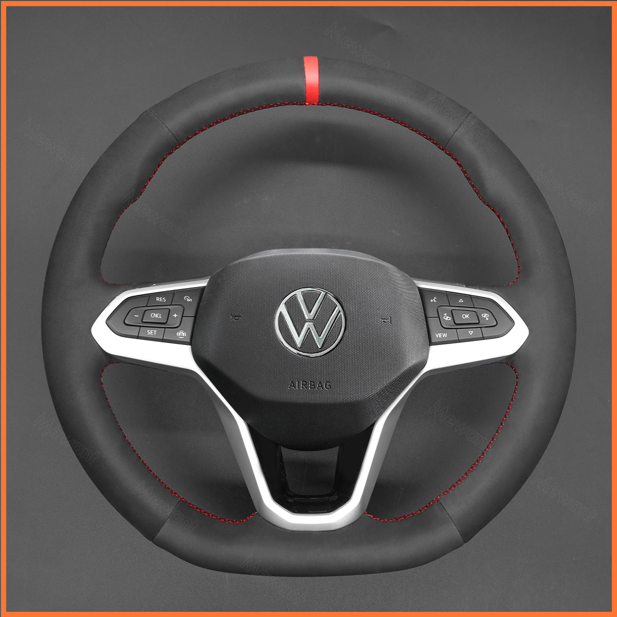 MEWANT steering wheel cover for Volkswagen VW Passat B8 2019-2021