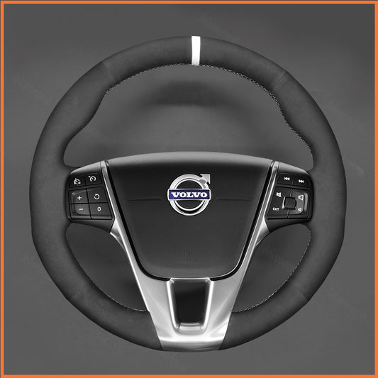 MEWANT Lenkradbezug für Volvo S60 / V40 / V60 / V70  / XC60 / S80 / XC70 2014-2016