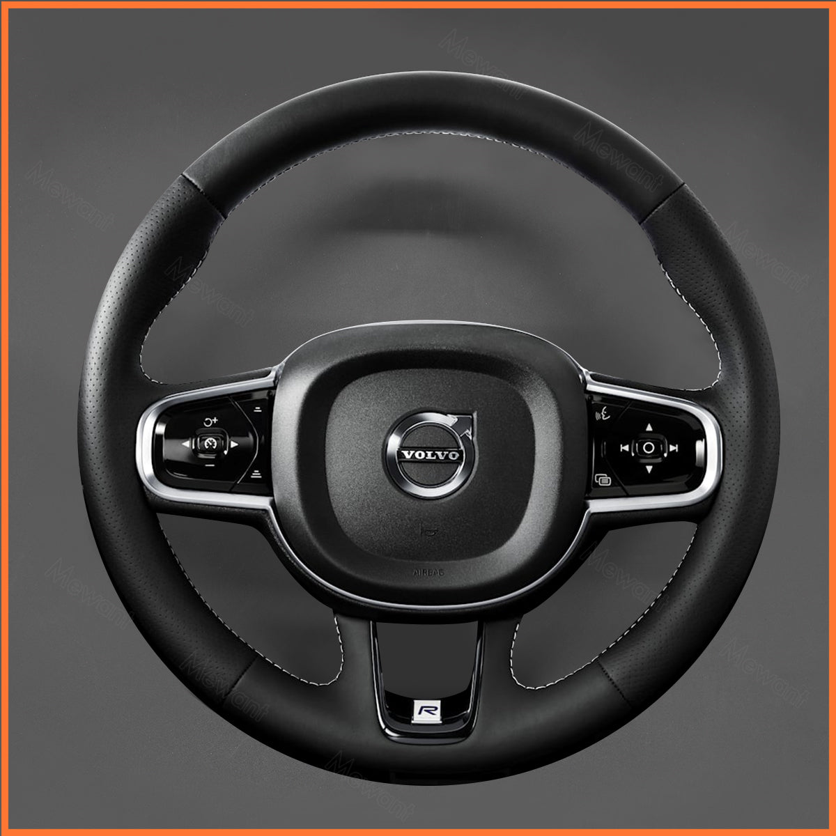 MEWANT Lenkradbezug für Volvo S90 V90 XC60 Sport V60 T8 S60 R-Design XC90 R-Design 2015-2025