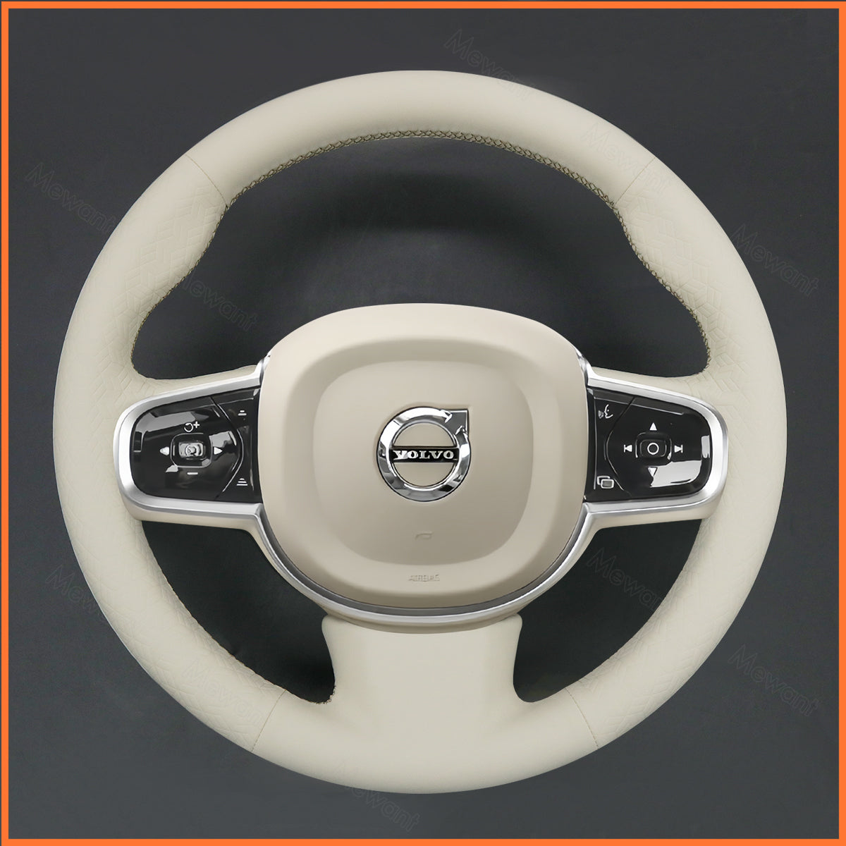 MEWANT Lenkradbezug für Volvo XC90 XC60 S60 S90 V60 V90 2017-2025