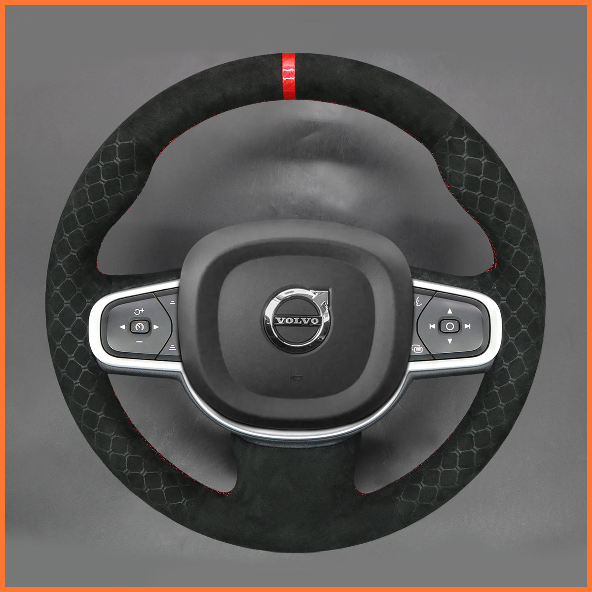 MEWANT Steering Wheel Cover for Volvo XC90 XC60 S60 S90 V60 V90 2017-2025