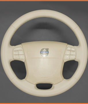MEWANT Lenkradbezug für Volvo S80 2006-2009 / XC70 2007-2010  / V70 2008-2010 / XC60 2008-2013