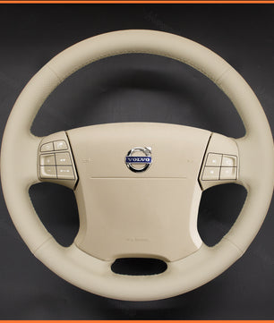 MEWANT Lenkradbezug für Volvo S80 2006-2009 / XC70 2007-2010  / V70 2008-2010 / XC60 2008-2013