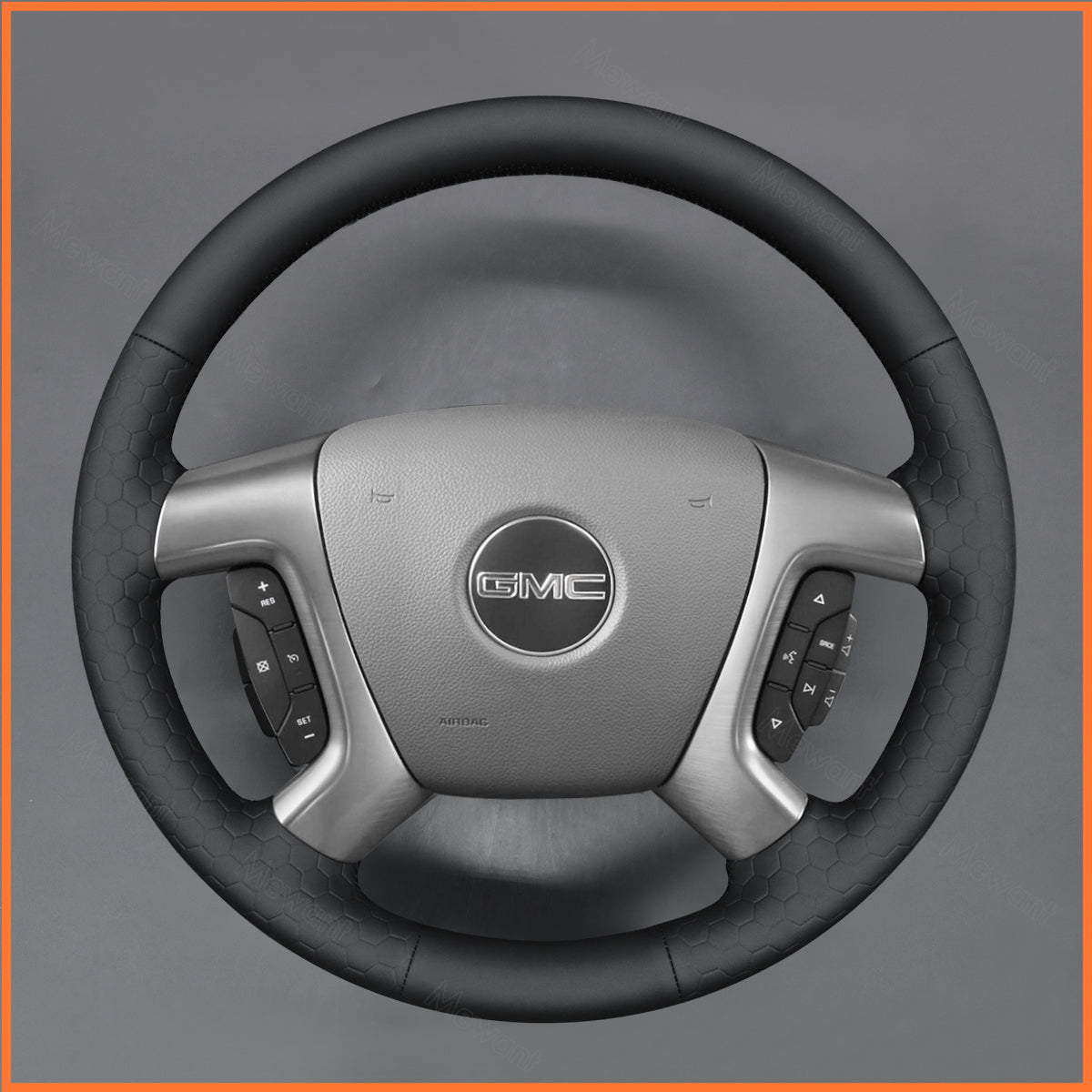 MEWANT Lenkradbezug für Chevrolet (Chevy) Silverado 2007-2013 / Avalanche 2007-2009 / Captiva 2006-2014 / Express 2010-2019 / Suburban 2007-2013 / Tahoe 2006-2013