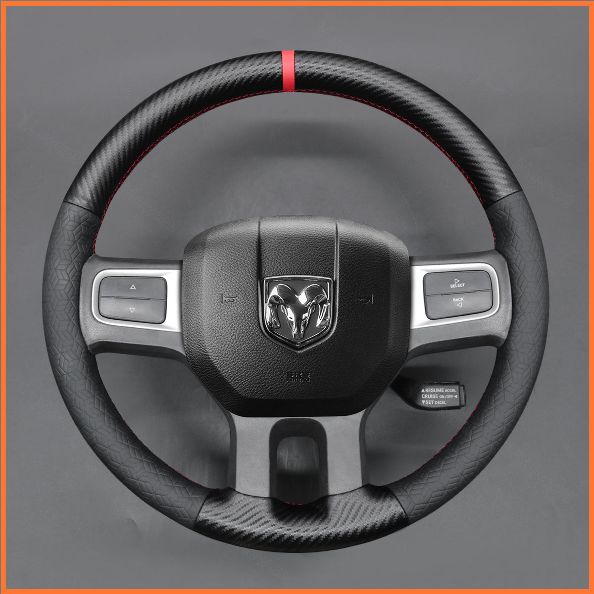 MEWANT Lenkradbezug für Dodge RAM 1500 2500 3500 2009-2012