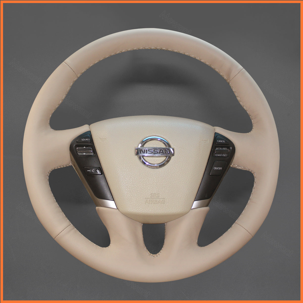 MEWANT Lenkradbezug für Nissan Murano 2009-2015 / Teana 2008-2013 / Elgrand 2010-2021