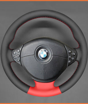 MEWANT steering wheel cover for BMW 3 Series E36/5 1996-2000 / 5 Series E39 7 Series E38 8 Series E31 / Z3 E36/7 1998-2002 / M3 E36 M5 E39 1998-2000