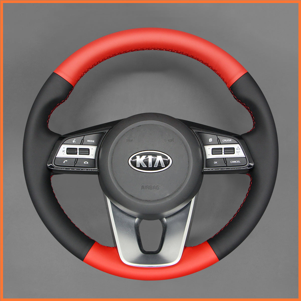 MEWANT Lenkradbezug für Kia Sportage 2020-2022 / Forte 2019-2022 / Seltos 2021-2022 / Optima 2019-2020 - Mewant.de