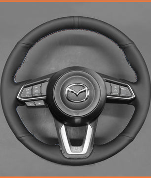 MEWANT Lenkradbezug für Mazda 3 Axela 2017-2019 / Mazda 6 Atenza 2017-2019 / CX-5 CX5 2017-2019 / Mazda CX-9 2016-2019