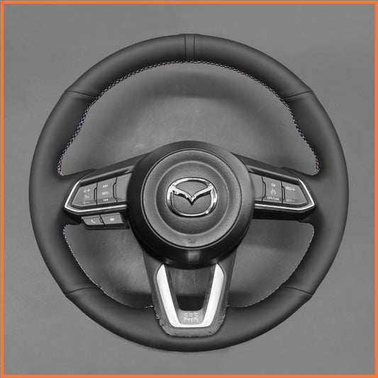 MEWANT Lenkradbezug für Mazda 3 Axela 2017-2019 / Mazda 6 Atenza 2017-2019 / CX-5 CX5 2017-2019 / Mazda CX-9 2016-2019