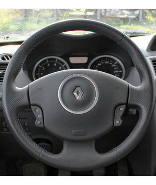 MEWANT Lenkradbezug für Renault Megane 2 2002-2009 / Scenic 2 (Grand Scenic) 2003-2009 / Kangoo 2 2008-2013