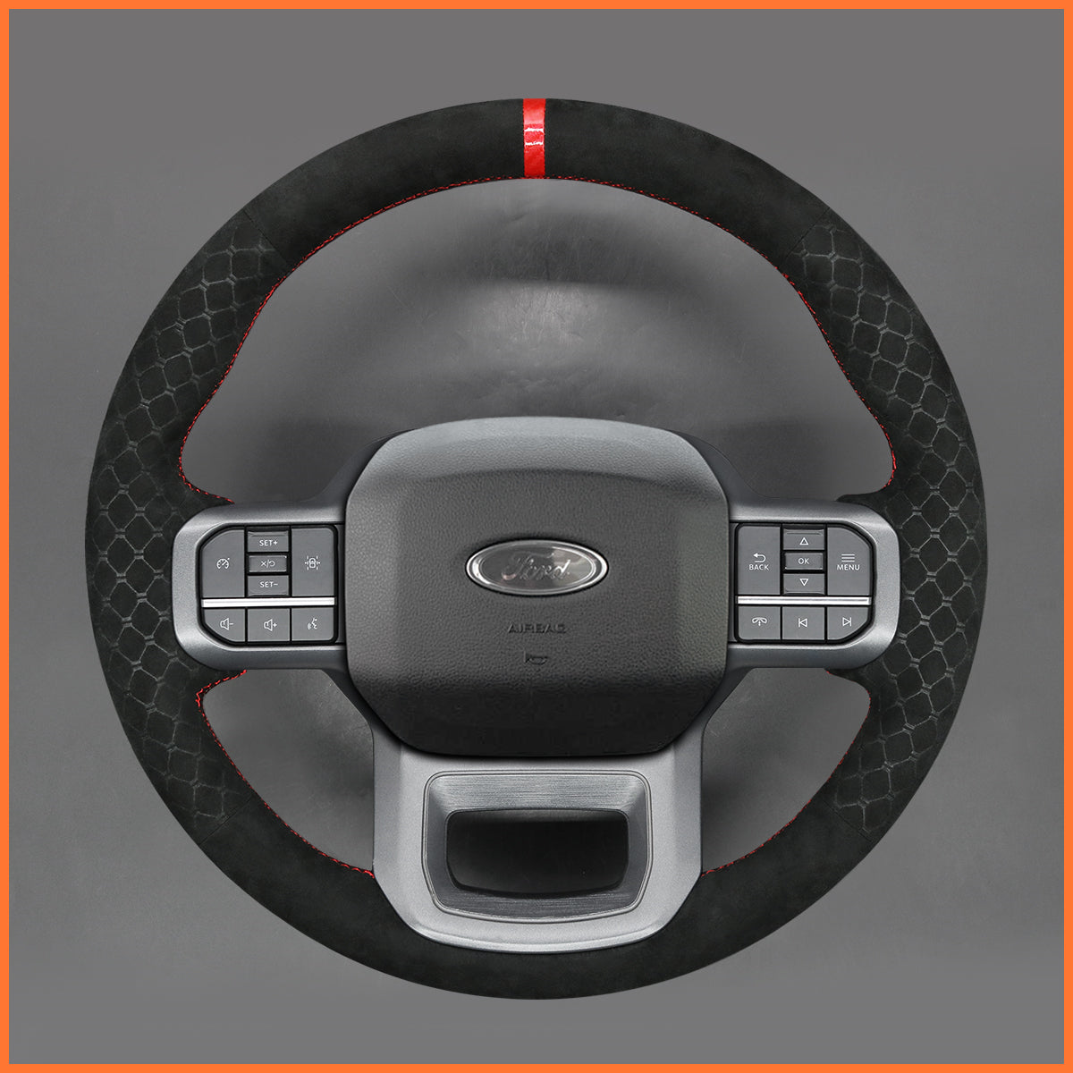 MEWANT Lenkradbezug für Ford F-150 F150 / F-350 F350 / F-450 F450 2021-2024 - Mewant.de