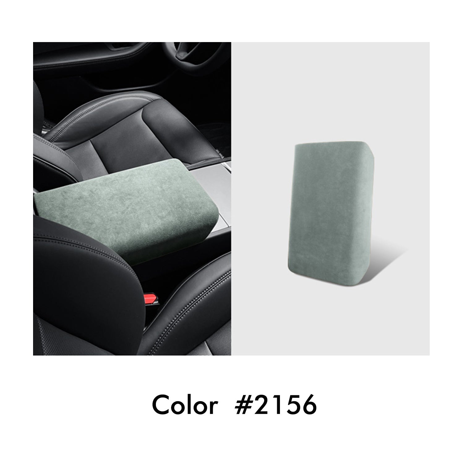 MEWANT Mittelarmlehne Armlehne Konsole Mittelkonsole aus Alcantara für Tesla Model 3 Highland 2024