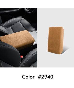 MEWANT Mittelarmlehne Armlehne Konsole Mittelkonsole aus Alcantara für Tesla Model 3 Highland 2024