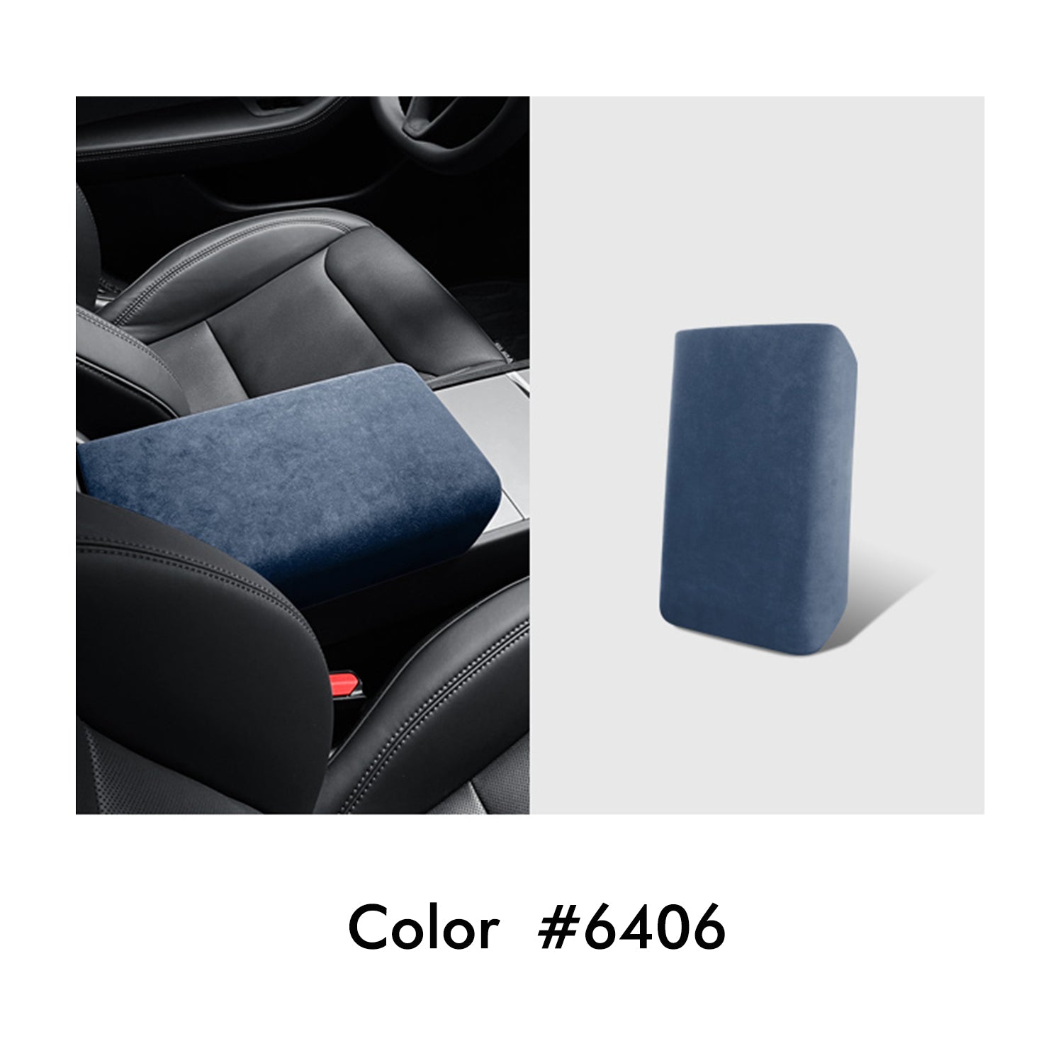 MEWANT Mittelarmlehne Armlehne Konsole Mittelkonsole aus Alcantara für Tesla Model 3 Highland 2024