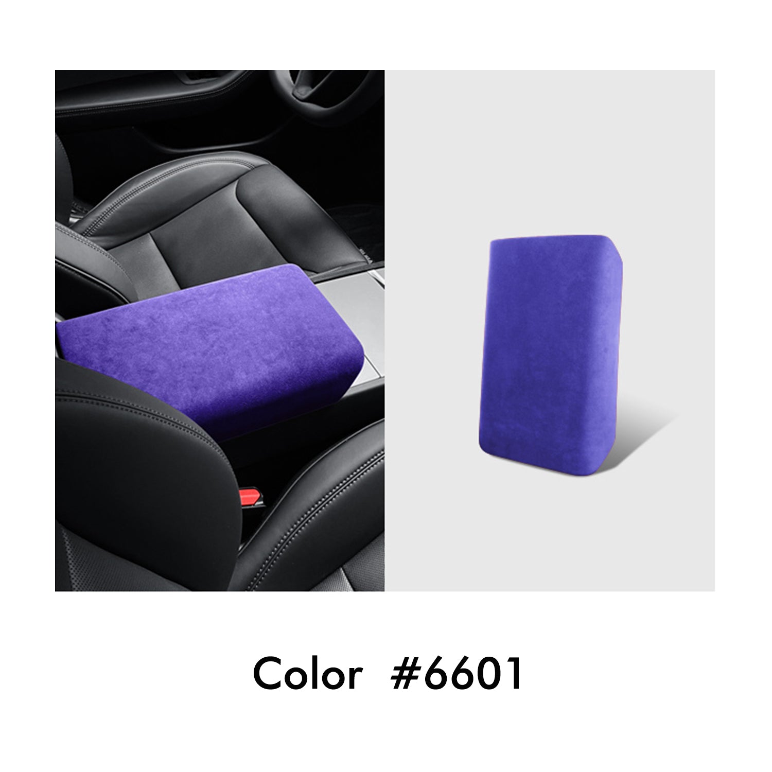 MEWANT Mittelarmlehne Armlehne Konsole Mittelkonsole aus Alcantara für Tesla Model 3 Highland 2024