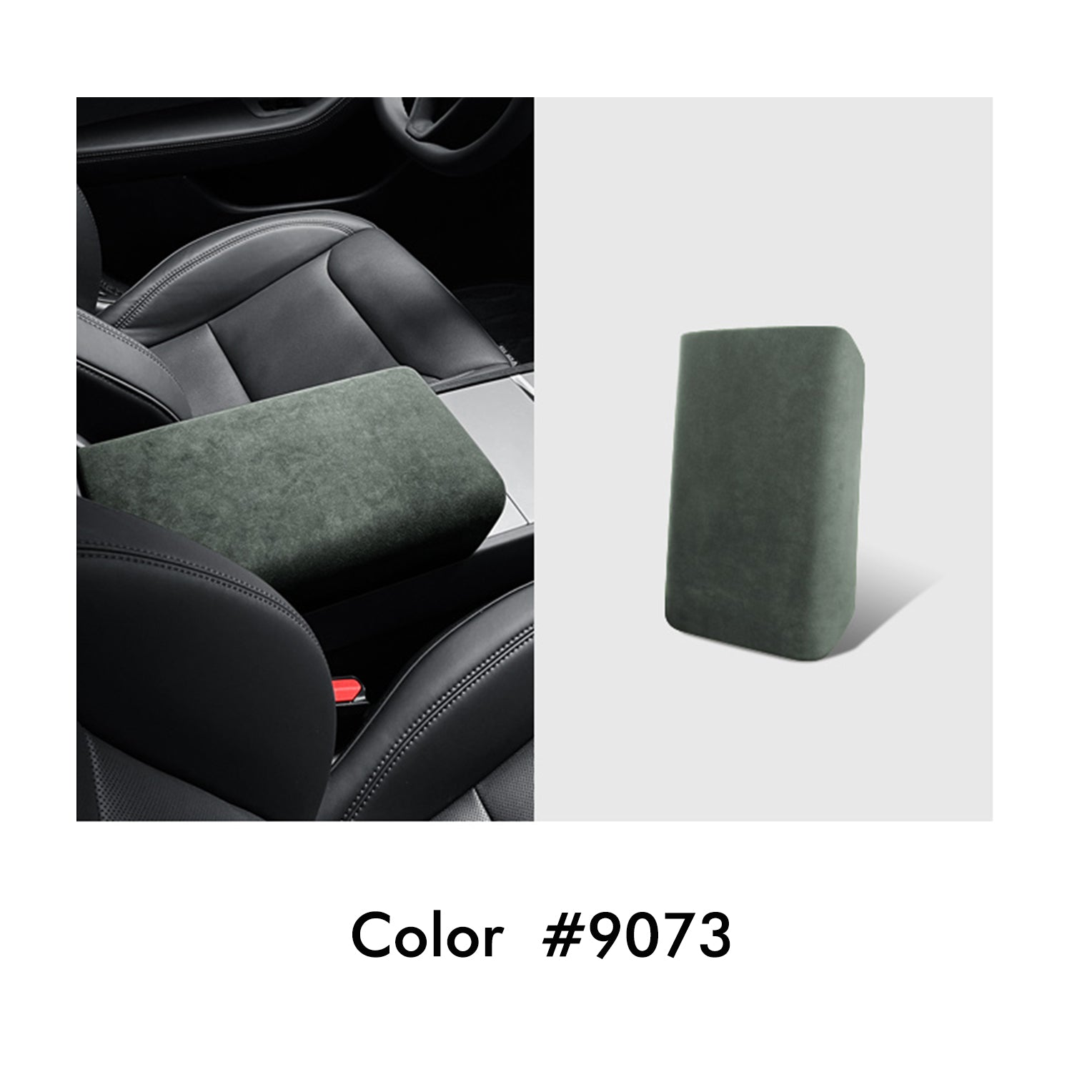 MEWANT Mittelarmlehne Armlehne Konsole Mittelkonsole aus Alcantara für Tesla Model 3 Highland 2024