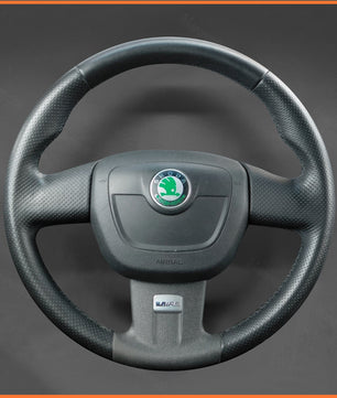 MEWANT steering wheel cover for Skoda fabia mk2 vrs 2010-2014