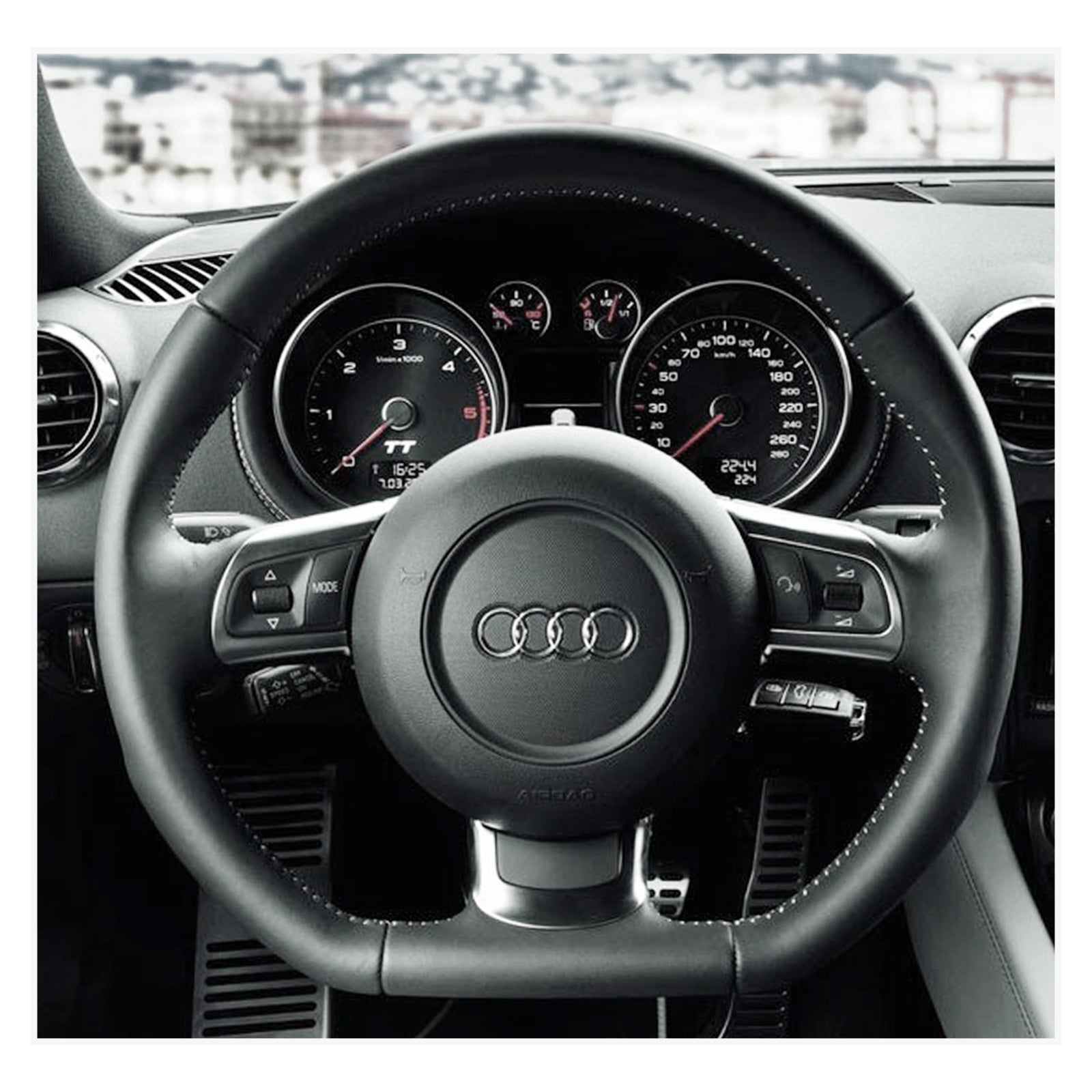 MEWANT steering wheel cover for Audi R8 2008-2010 / Audi TT 2008-2015